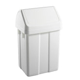 BIN WITH SWING LID 25 LITER - WHITE (TT 5200)